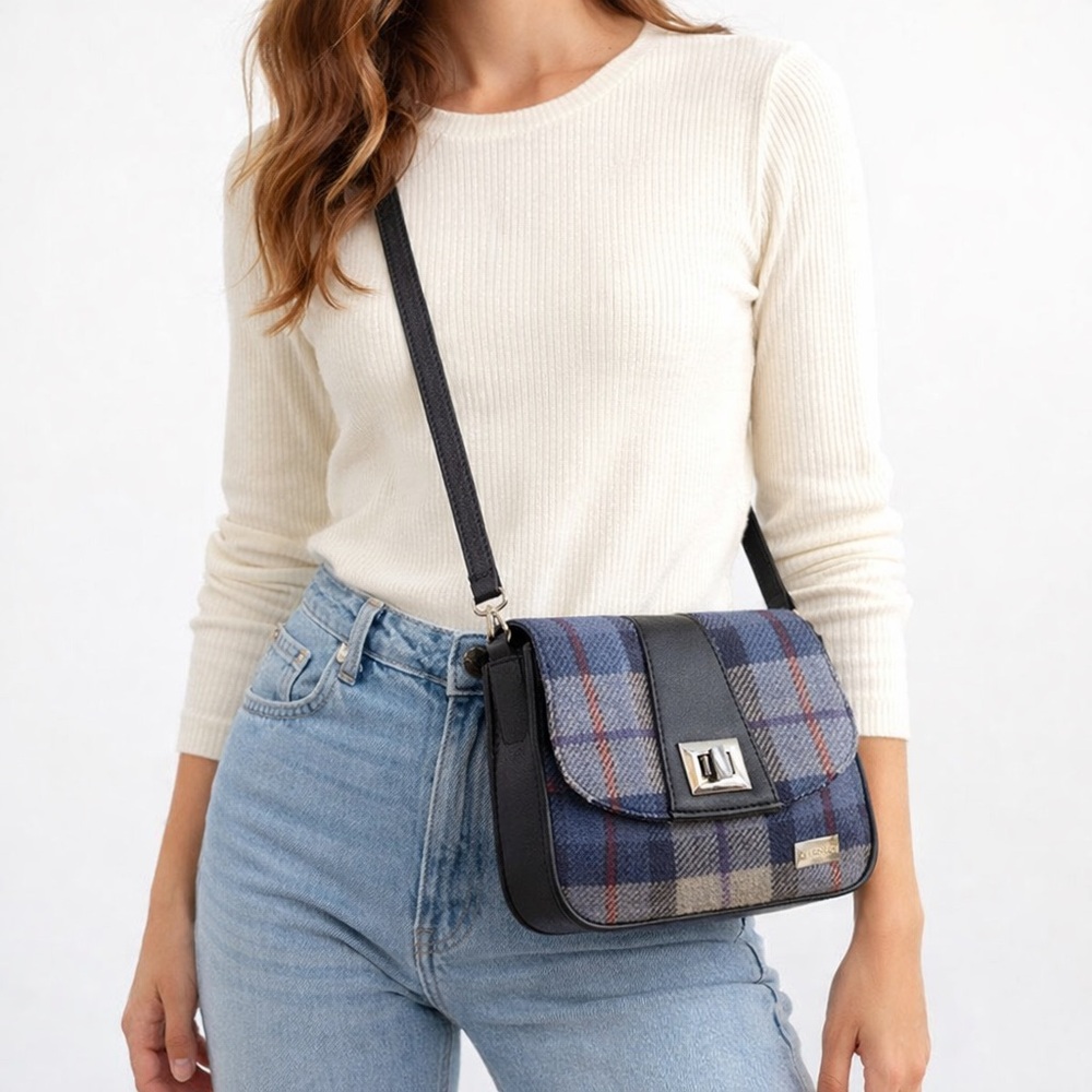 Mucros plaid crossbody bag